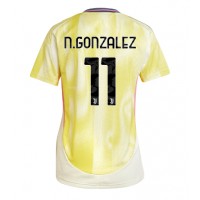 Camisa de Futebol Juventus Nicolas Gonzalez #11 Equipamento Secundário Mulheres 2024-25 Manga Curta